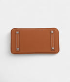 HM BK 25 Cm Handbag In Gold Togo Leather