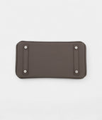 HM BK 25 Cm Handbag In Grey Togo Leather