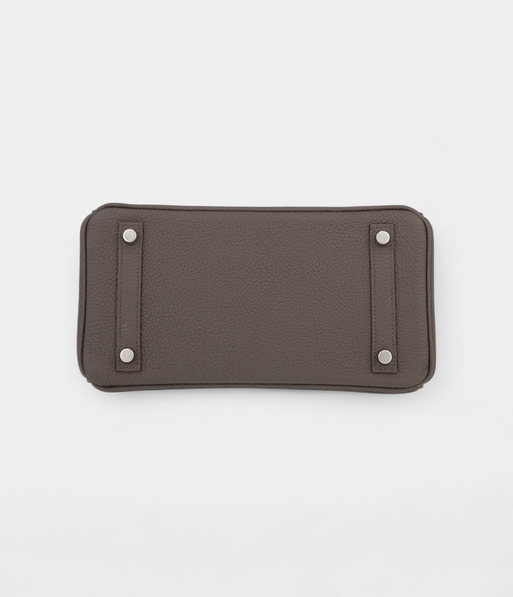 HM BK 25 Cm Handbag In Grey Togo Leather