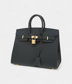 HM BK 25 Cm Handbag In Gris Misty Epsom Leather