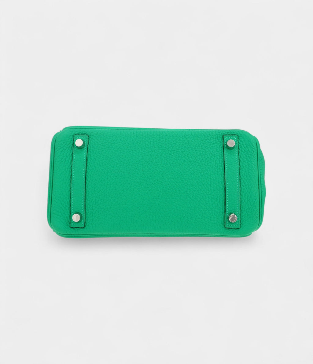 HM BK 25 Cm Handbag In Vert Menthe Swift Leather