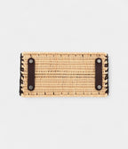 HM BK 25 Cm Picnic Handbag In Rouge Sellier Swift Leather And Wicker