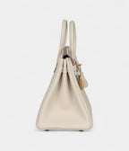 HM BK 25 Craie Togo Gold Hardware