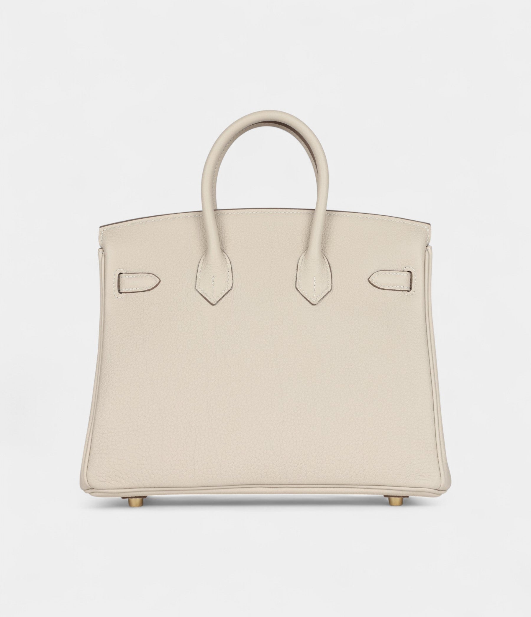 HM BK 25 Craie Togo Gold Hardware