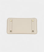HM BK 25 Craie Togo Gold Hardware
