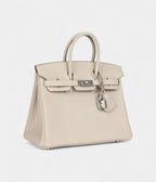HM BK 25 Craie Togo Palladium Hardware
