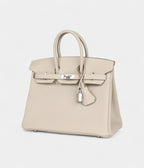 HM BK 25 Craie Togo Palladium Hardware