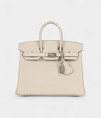HM BK 25 Craie Togo Palladium Hardware