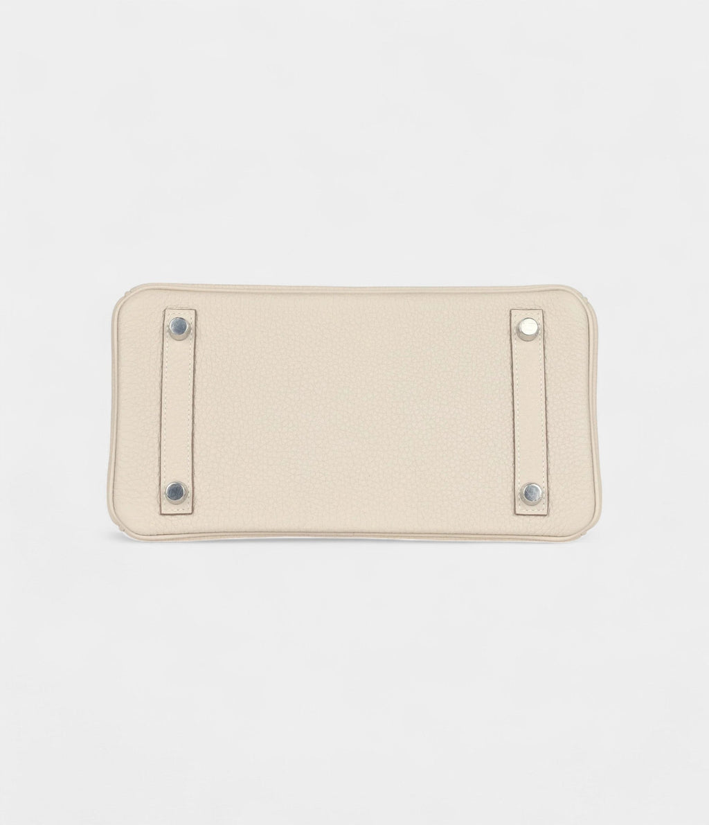HM BK 25 Craie Togo Palladium Hardware