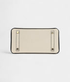 HM BK 25 Craie and Black Togo Brushed Gold Hardware