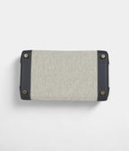 HM BK 25 Ecru and Ardoise Toile H Canvas and Ardoise Swift Gold Hardware