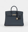 HM BK 25 Gris Misty Togo Permabrass Hardware