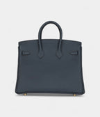 HM BK 25 Gris Misty Togo Permabrass Hardware