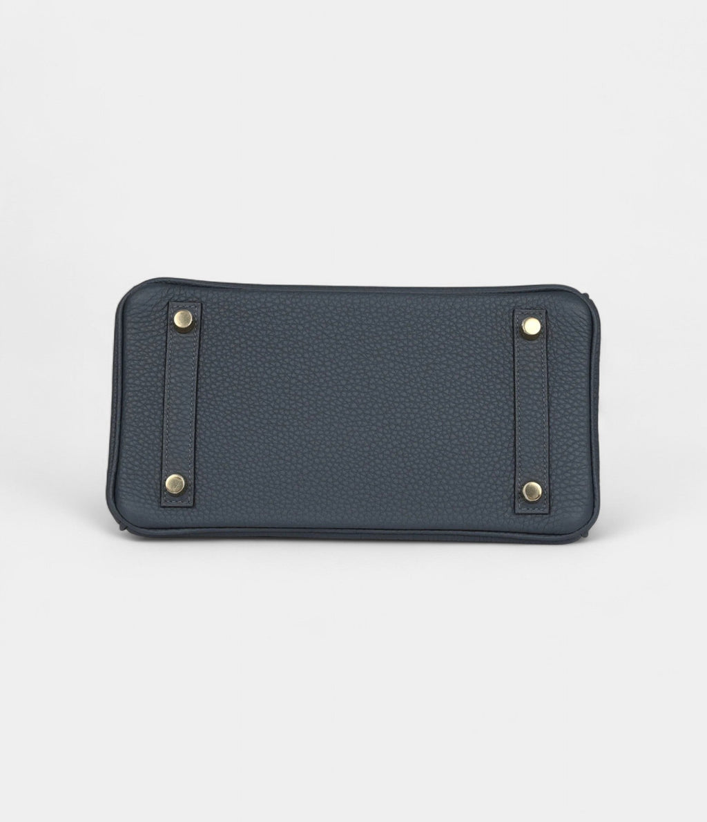 HM BK 25 Gris Misty Togo Permabrass Hardware
