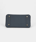 HM BK 25 Gris Misty Togo Permabrass Hardware
