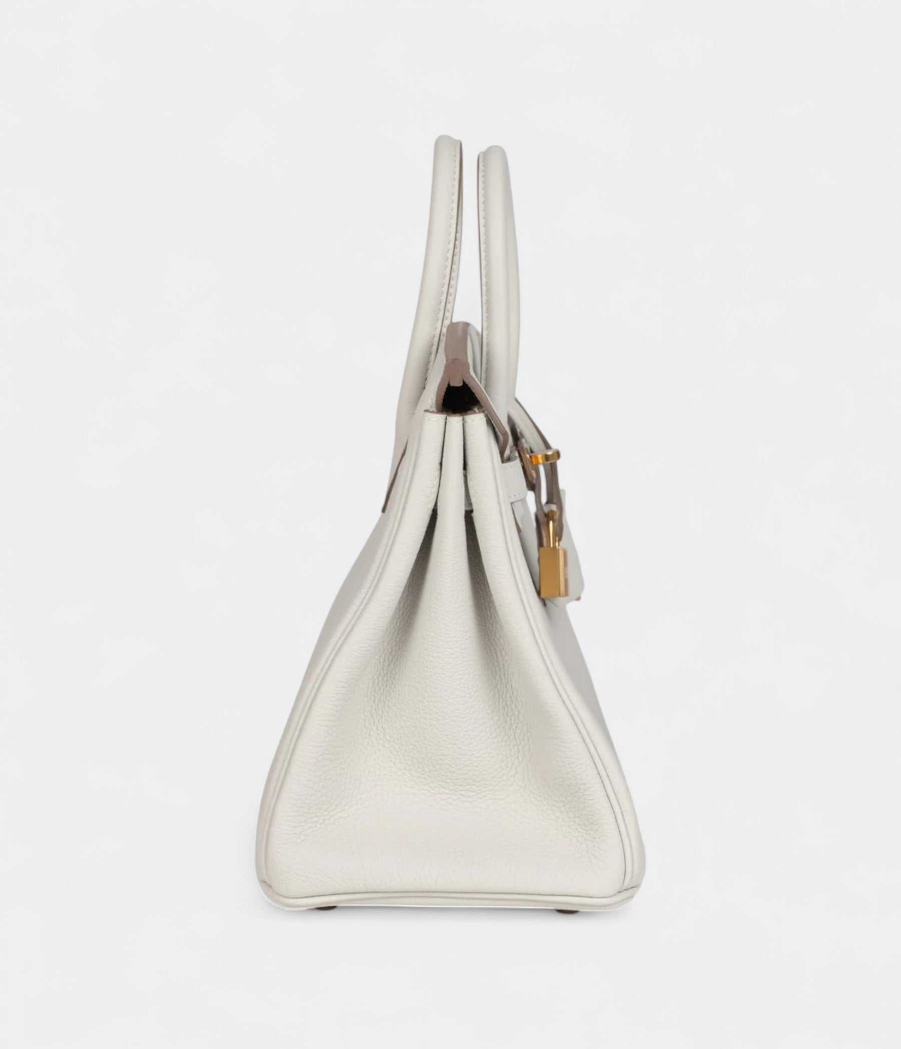 HM BK 25 Gris Pale Togo Gold Hardware