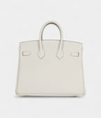HM BK 25 Gris Pale Togo Gold Hardware