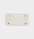 HM BK 25 Gris Pale Togo Gold Hardware