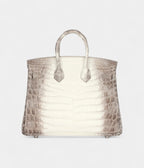HM BK 25 Himalaya Niloticus Crocodile Diamond Encrusted Palladium Hardware