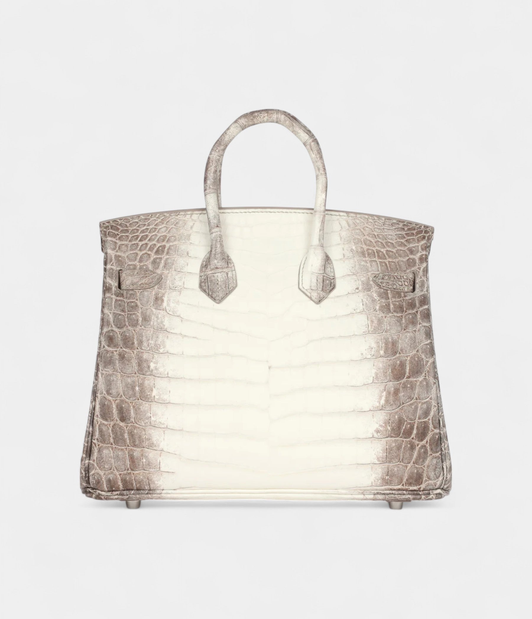 HM BK 25 Himalaya Niloticus Crocodile Diamond Encrusted Palladium Hardware