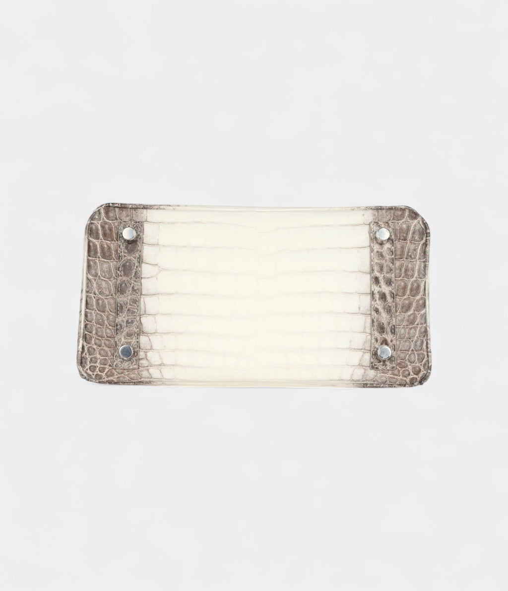 HM BK 25 Himalaya Niloticus Crocodile Diamond Encrusted Palladium Hardware