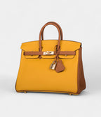 HM BK 25 Jaune Ambre and Gold Togo Permabrass Hardware