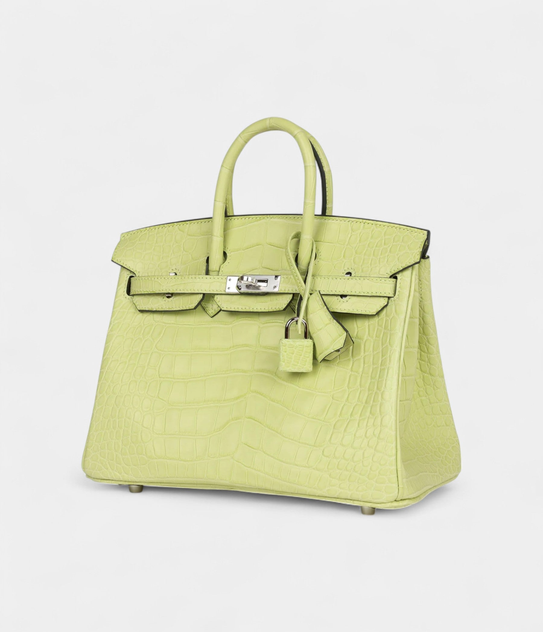 HM BK 25 Jaune Bourgeon Matte Alligator Palladium Hardware
