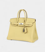 HM BK 25 Jaune Poussin Togo Palladium Hardware