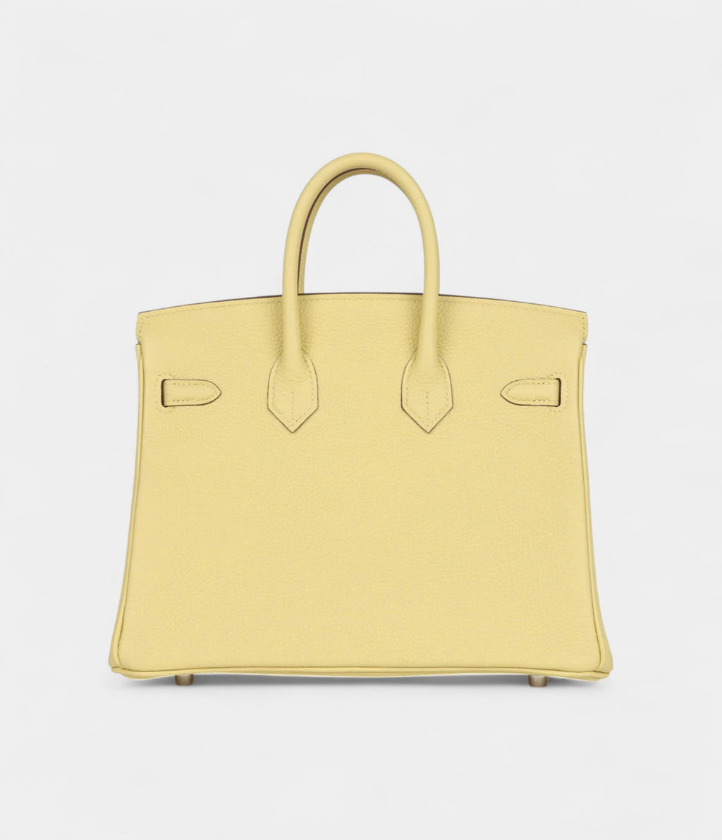 HM BK 25 Jaune Poussin Togo Palladium Hardware