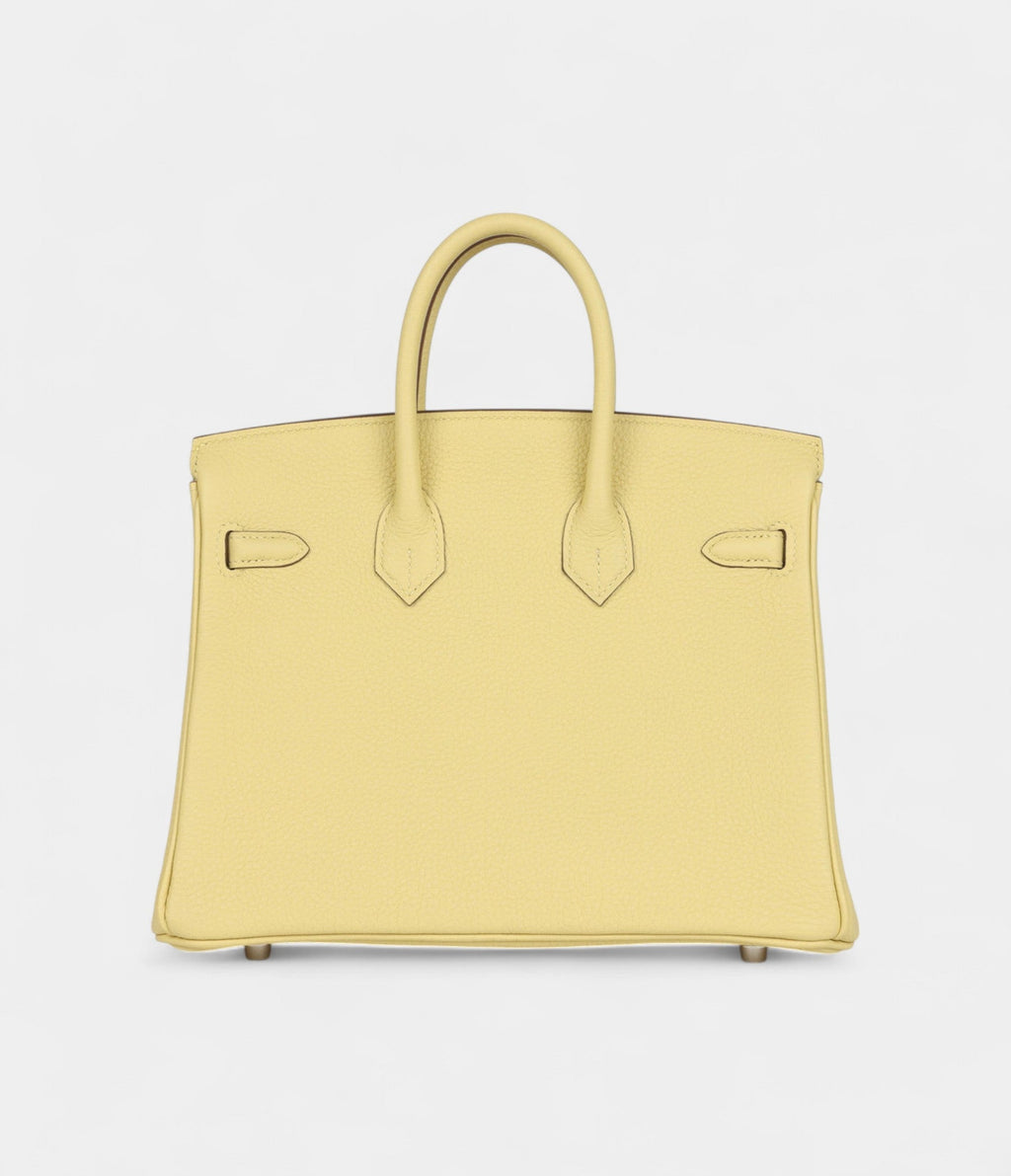 HM BK 25 Jaune Poussin Togo Palladium Hardware