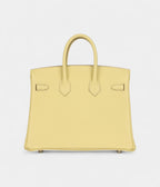 HM BK 25 Jaune Poussin Togo Palladium Hardware