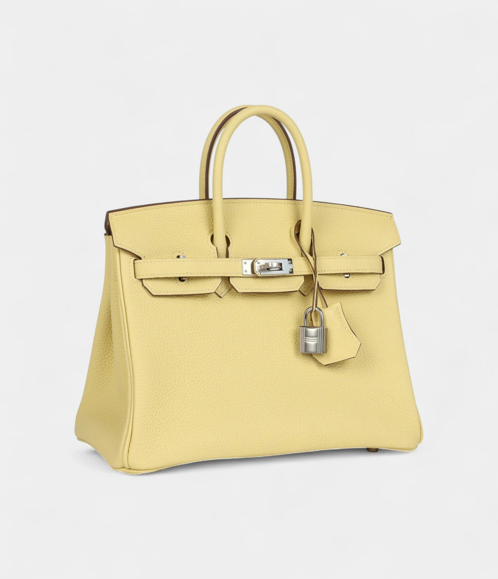 HM BK 25 Jaune Poussin Togo Palladium Hardware