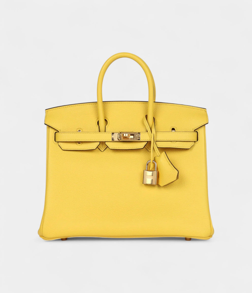 HM BK 25 Jaune de Naples Togo Gold Hardware