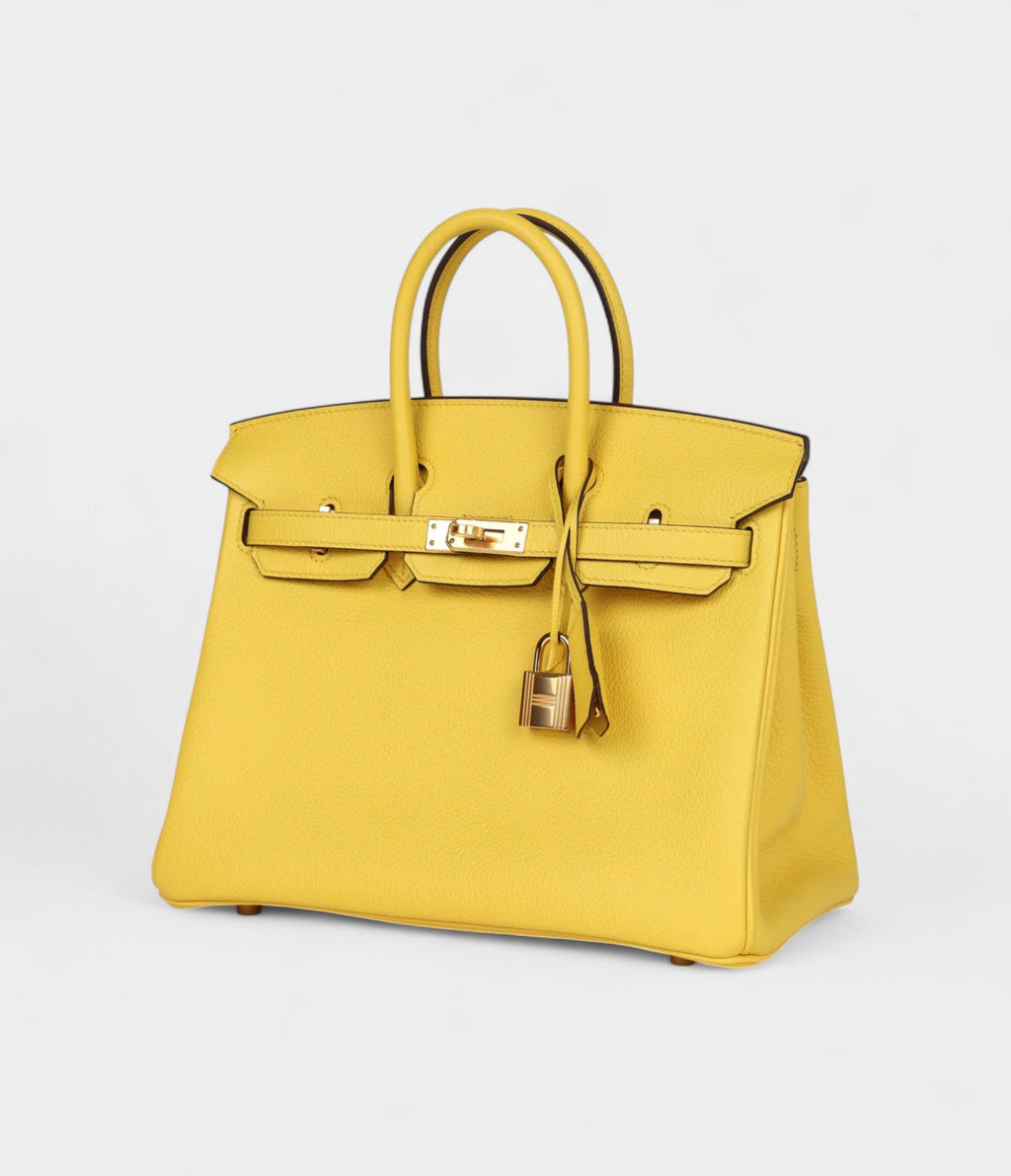 HM BK 25 Jaune de Naples Togo Gold Hardware