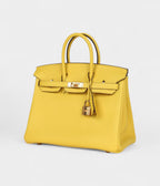 HM BK 25 Jaune de Naples Togo Gold Hardware