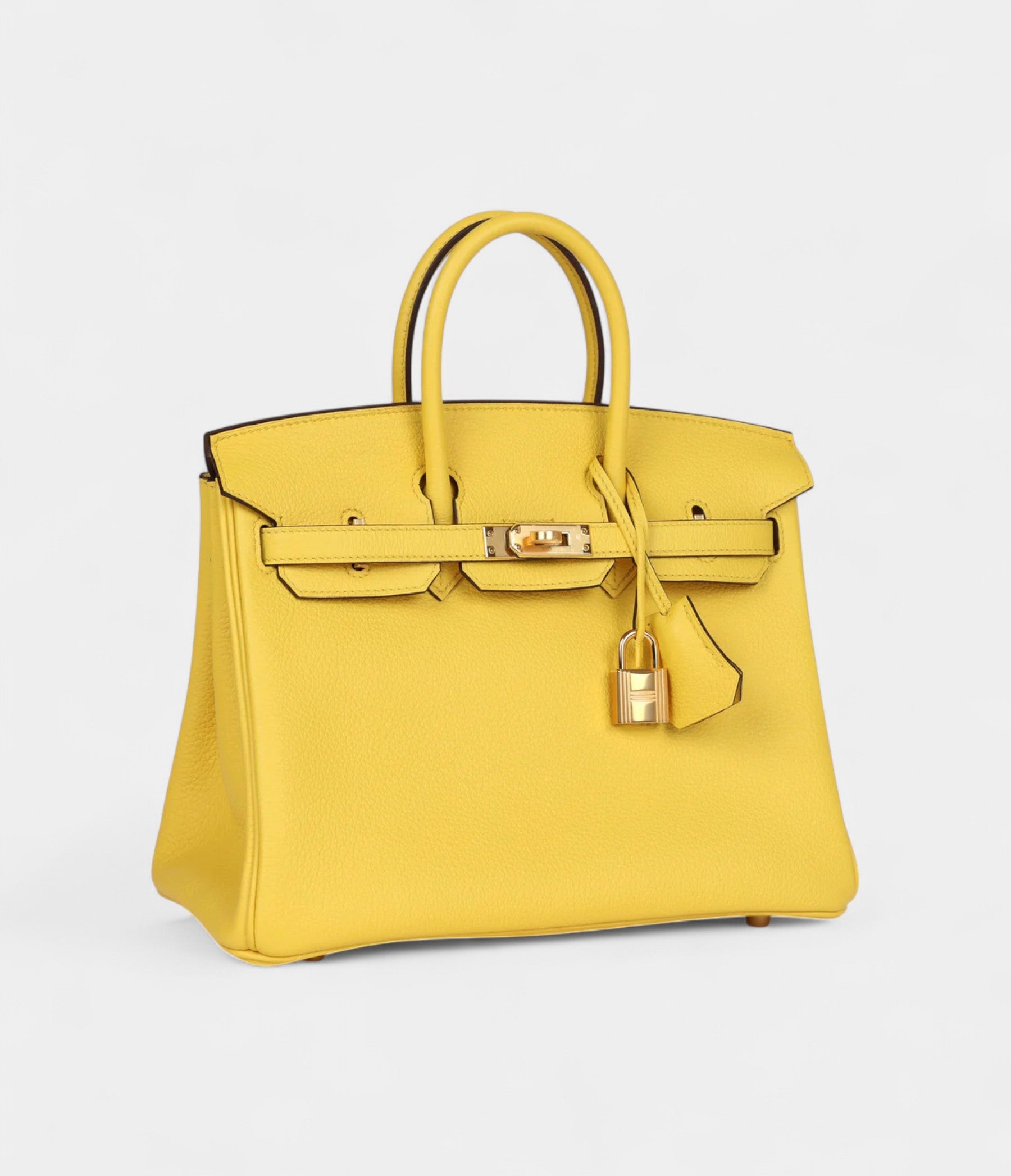HM BK 25 Jaune de Naples Togo Gold Hardware