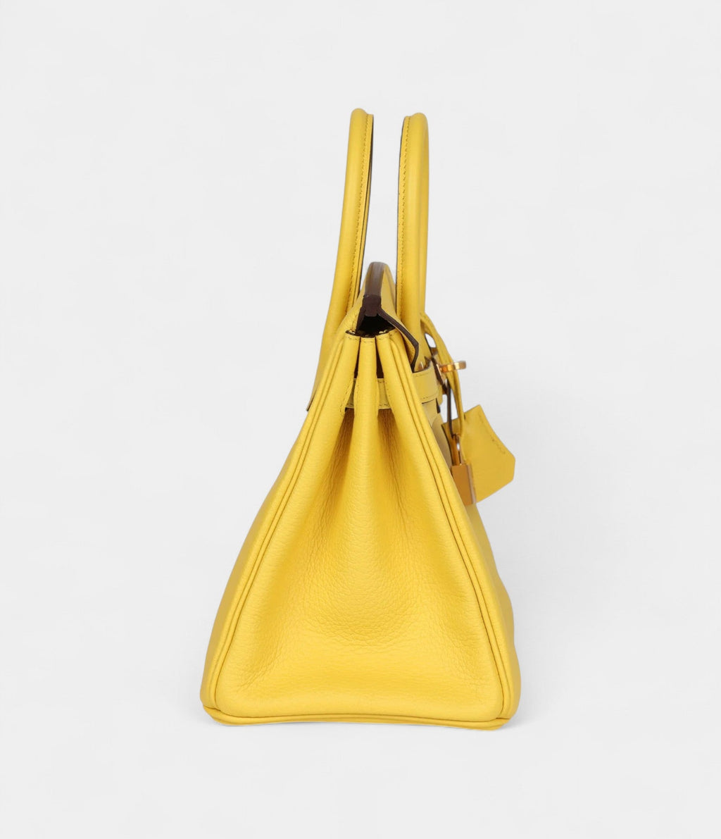 HM BK 25 Jaune de Naples Togo Gold Hardware