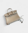 Hermes BK 25 Leather Handbag