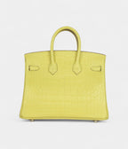 HM BK 25 Lime Matte Alligator Palladium Hardware