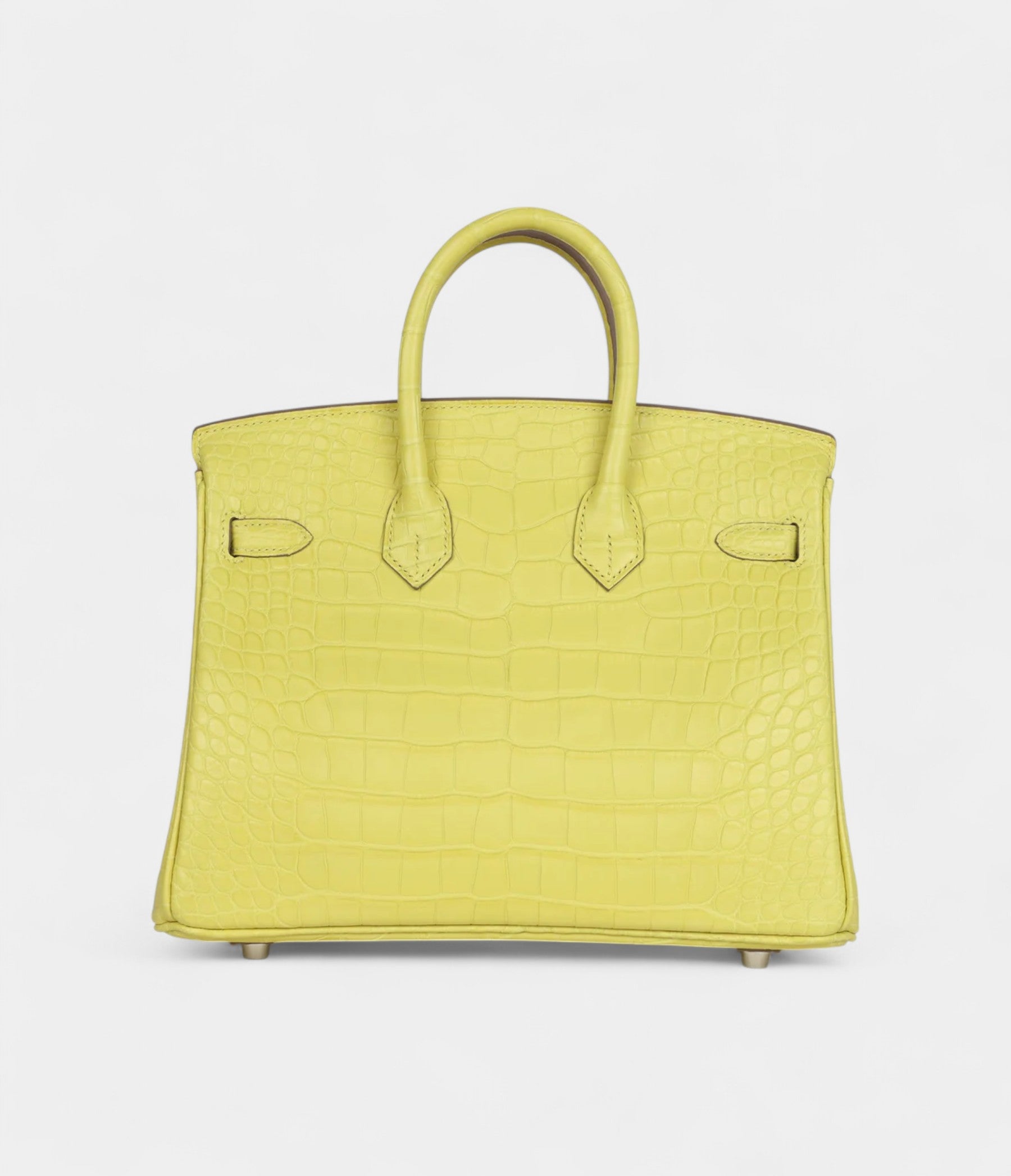HM BK 25 Lime Matte Alligator Palladium Hardware