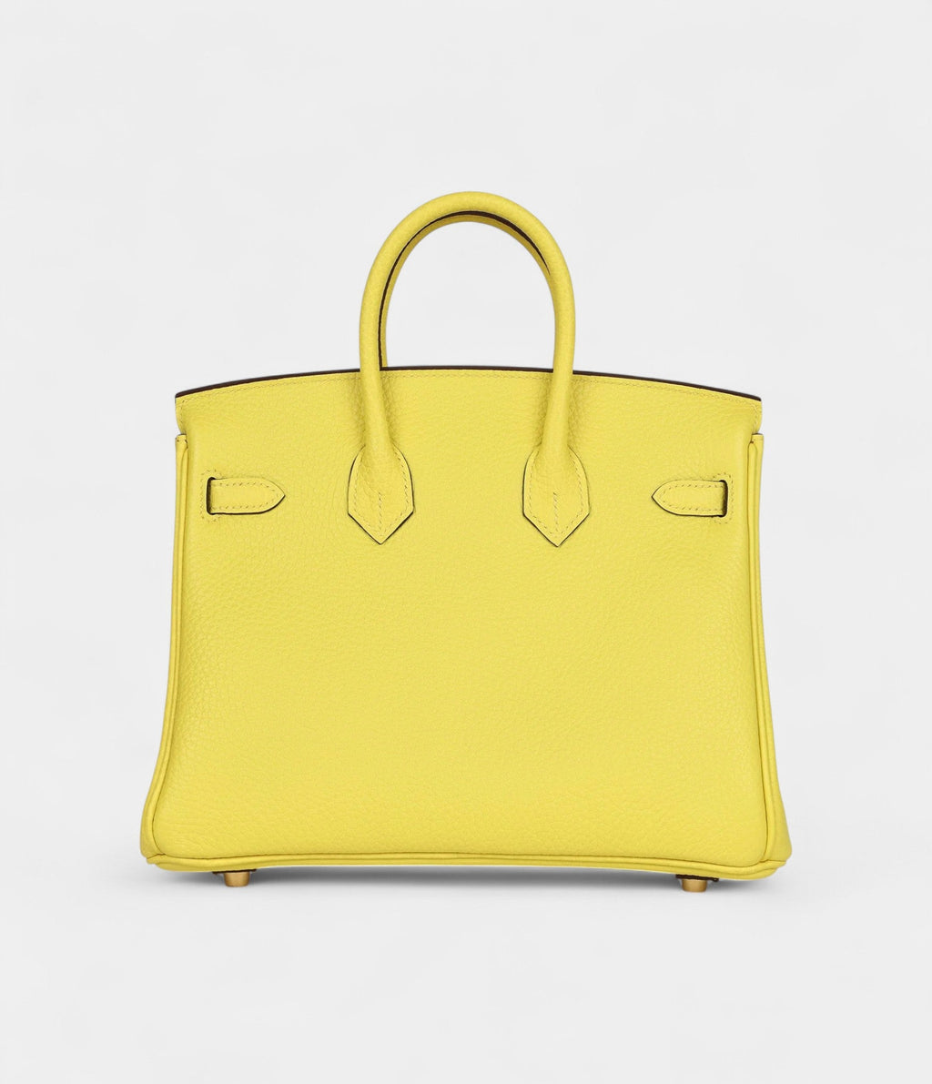 HM BK 25 Lime Verso Clemence Rose Gold Hardware