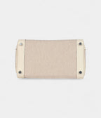 HM BK 25 Nata Swift and Ecru-Beige Toile H Canvas Palladium Hardware