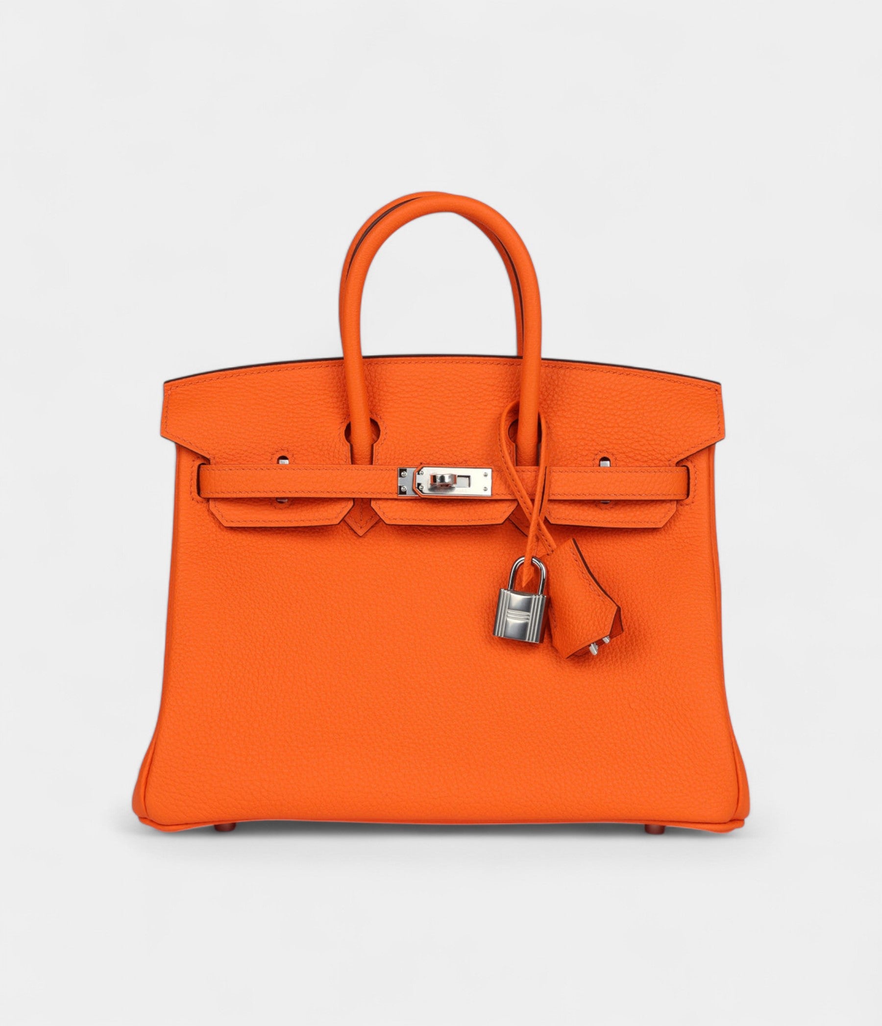 HM BK 25 Orange Minium Togo Palladium Hardware