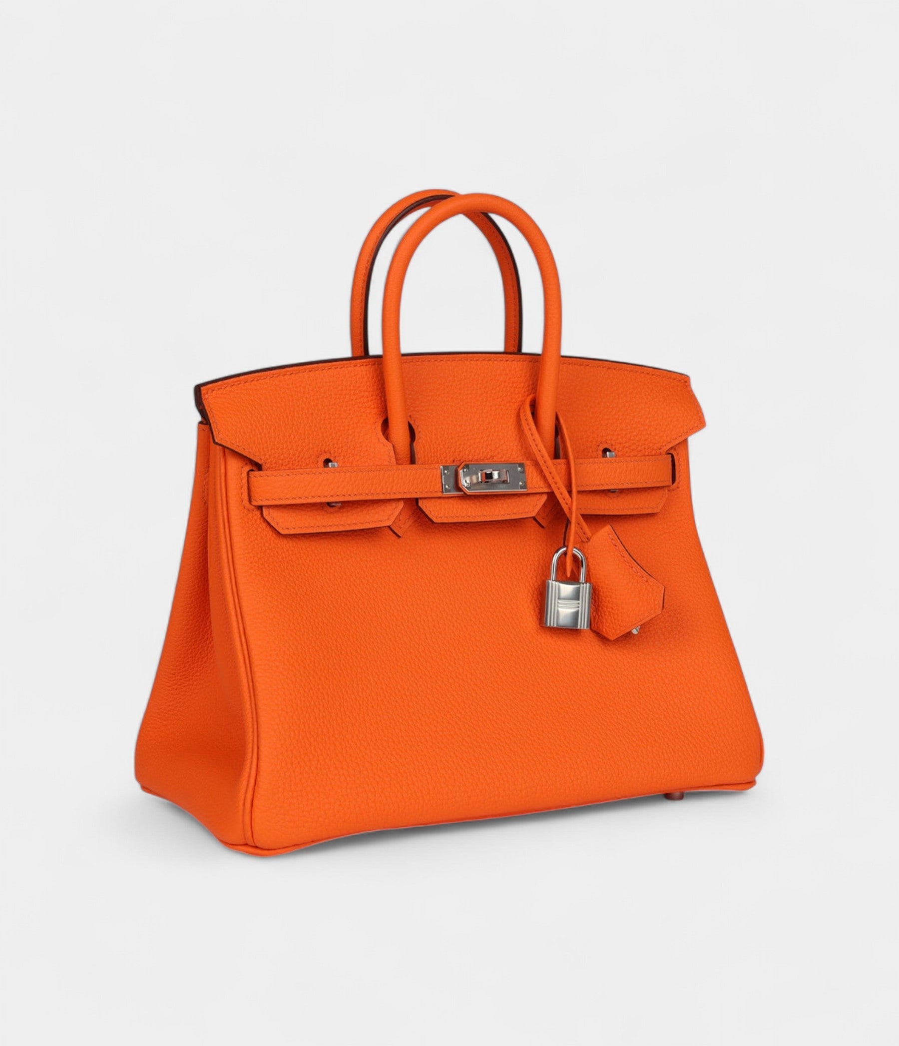 HM BK 25 Orange Minium Togo Palladium Hardware