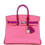 HM BK 25 Rose Lipstick and Anemone Chèvre Palladium Hardware