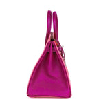 HM BK 25 Rose Lipstick and Anemone Chèvre Palladium Hardware