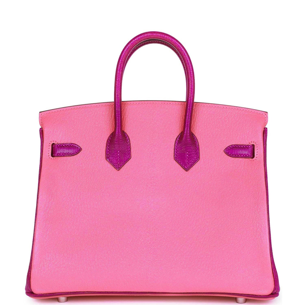 HM BK 25 Rose Lipstick and Anemone Chèvre Palladium Hardware