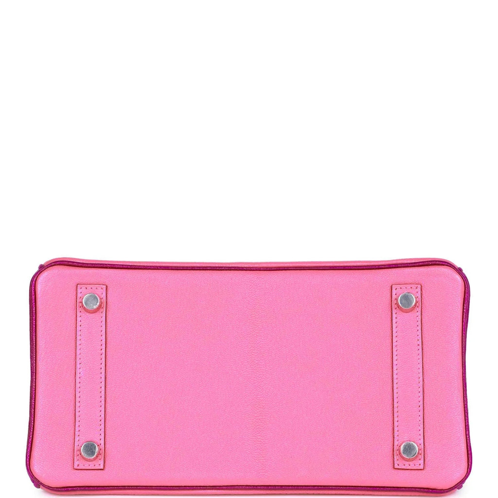 HM BK 25 Rose Lipstick and Anemone Chèvre Palladium Hardware