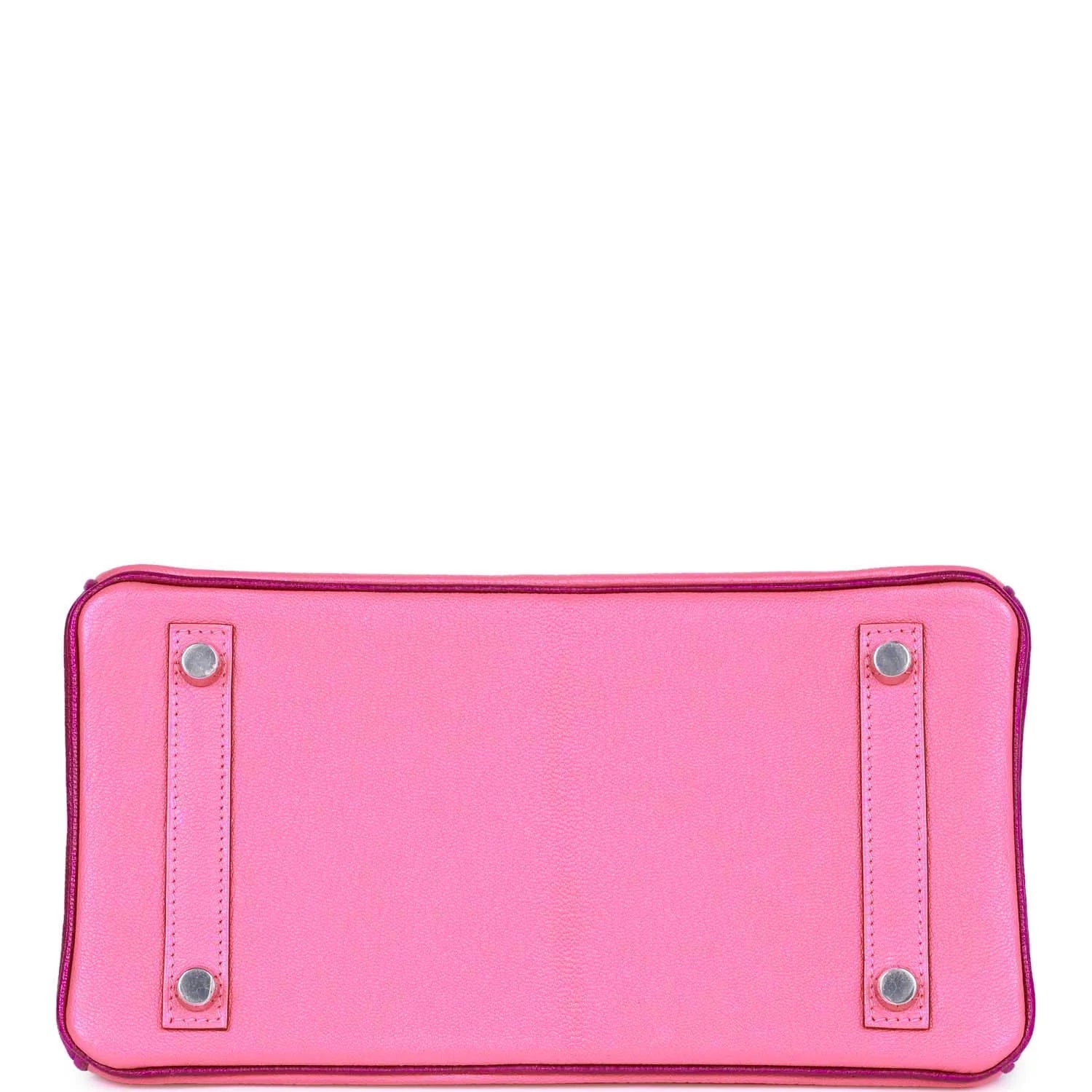HM BK 25 Rose Lipstick and Anemone Chèvre Palladium Hardware