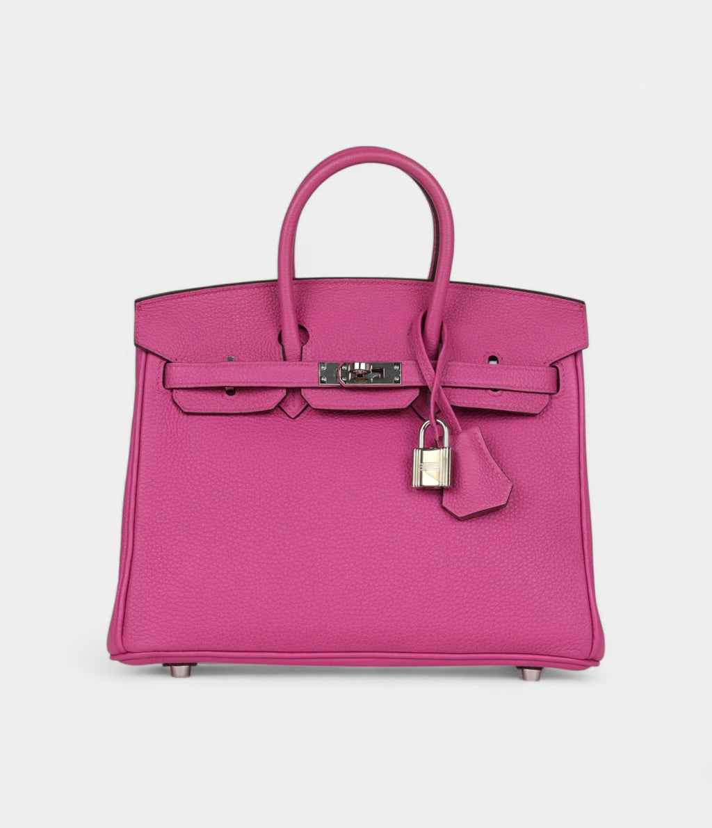 HM BK 25 Rose Pourpre Togo Palladium Hardware